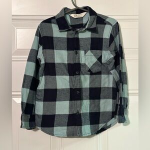 H & M Kids - Boys Flannel Long Sleeve Shirt Size 6